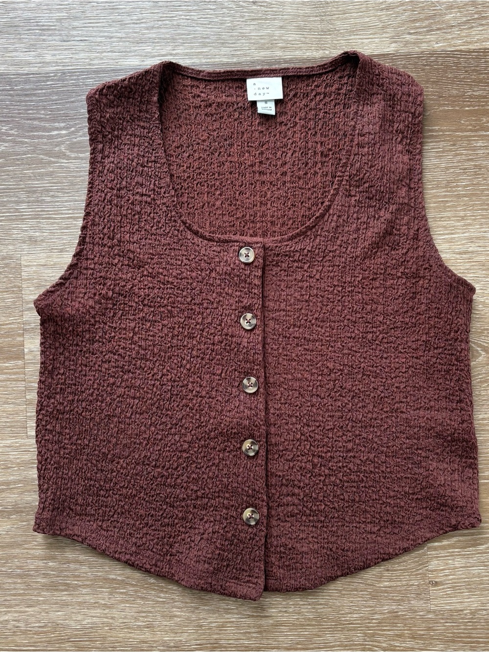 Women's Crinkle Vest - A New Day